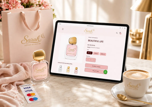 Sarah Extrait de Parfum online kupovina putem saraheshop.com online , uz parfem Beautiful Life i kartično plaćanje.